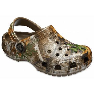 Zuecos Crocs Classic Realtree Edge® Niña Taupe | Mexico 1480BEXC